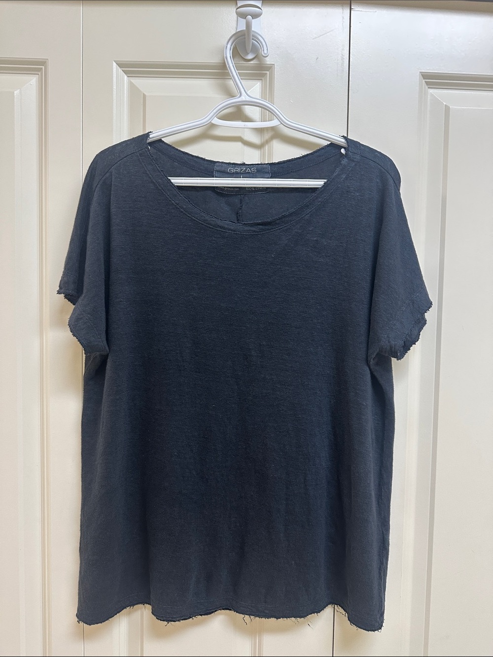Grizas washed 100% linen t shirt